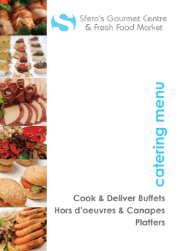 catering menu