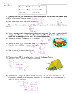1) In a solid cone, the base has a radius of 7 units and