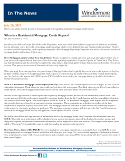 In The News 0720 Credit Report.pub