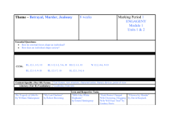 English IV Unit 1-Othello final