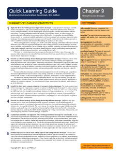 Quick Learning Guide Chapter 9 - Real