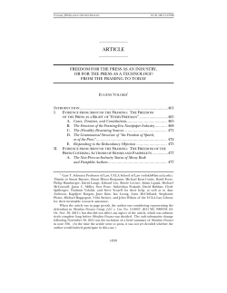 article - University of Pennsylvania Law Review