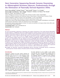 Next Generation Sequencing Reveals Genome