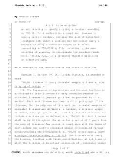 SB 140 - The Florida Senate