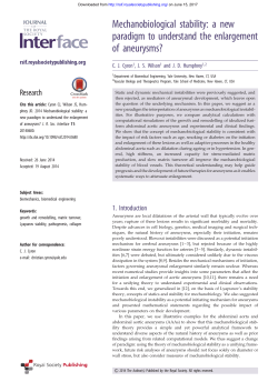 Print - Journal of The Royal Society Interface