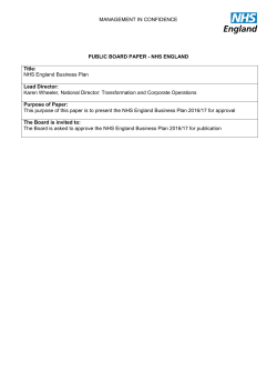 Item 4 - NHS England