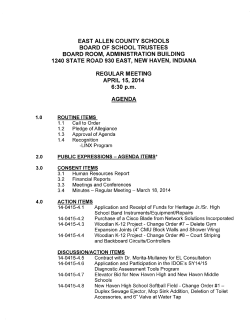 June 30 &ndash; July 4 - East Allen County Schools