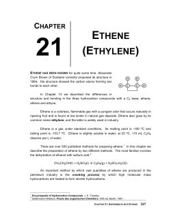 Chapter 21. Ethene - Mattson Creighton