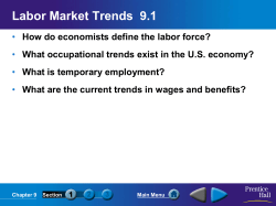 How do economists define the labor force