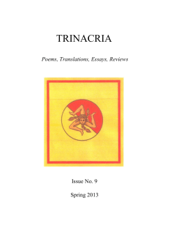 Issue #9 - Trinacria