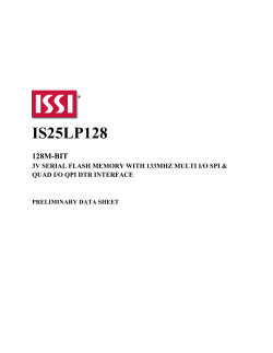IS25LP128 - Integrated Silicon Solution Inc.