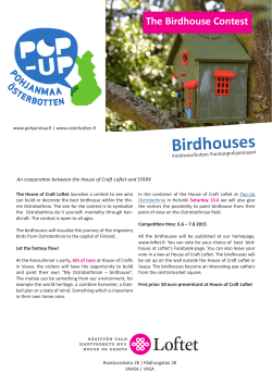 Birdhouses - Pop