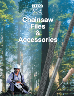 Chainsaw Files Accessories