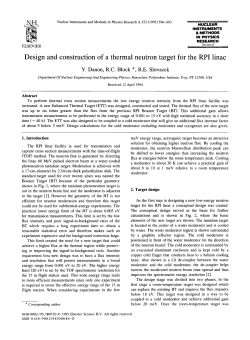 Design and construction of a thermal neutron target for the RPI linac