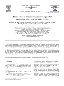 Flame retarded polyurea with microencapsulated ammonium