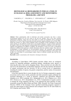 TITLE OF THE PAPER - Applied Ecology and Environmental Research