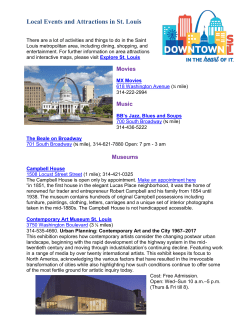 Local Events and Attractions in St. Louis