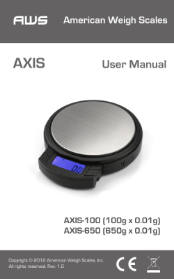 CP5-Series User Manual - American Weigh Scales
