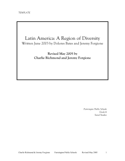 Latin America: A Region of Diversity