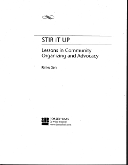 Sen–Stir it Up Introduction - The Middlebury Blog Network