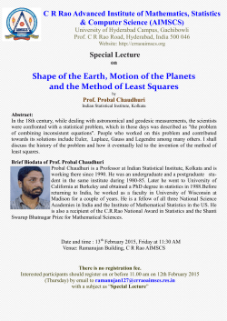 Shape of the Earth, Motion of the Planets and the