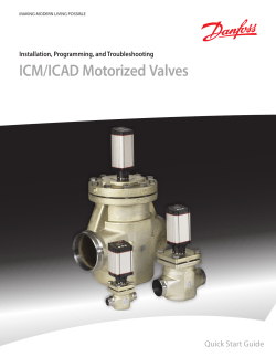 ICM/ICAD Motorized Valves