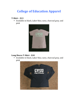College of Education Apparel