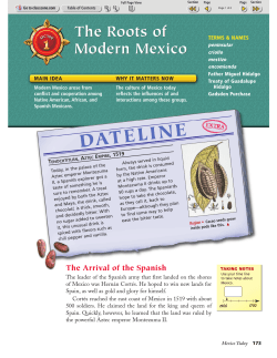 The Roots of Modern Mexico The Roots of Modern Mexico