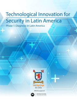 Technological Innovation for Security in Latin America