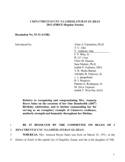 imina `trent ai unu na liheslaturan guahan 2