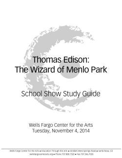 Thomas Edison: The Wizard of Menlo Park