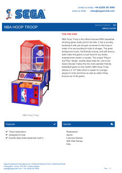 nba hoop troop - Sega Amusements