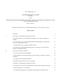 ending the seventh amendment confusion a critical analysis of the