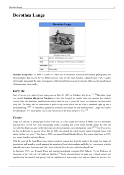 Dorothea Lange