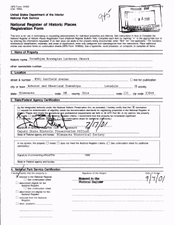 National Register of Historic Places Registration Form