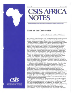 Africa Notes - Amazon Web Services