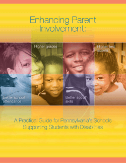 Enhancing Parent Involvement - Bucks County Intermediate Unit