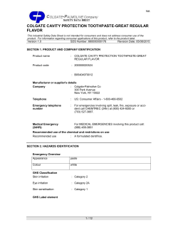 COLGATE CAVITY PROTECTION TOOTHPASTE