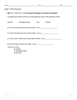 Unit 11 PC Form E