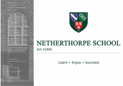6th Form Prospectus Inserts 2017-18.pub