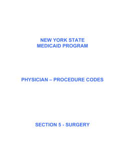 Procedure Codes Surgery