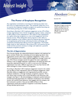 The Power of Employee Recognition
