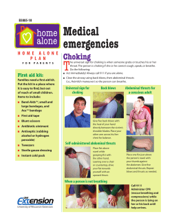 Medical emergencies - University of Wisconsin