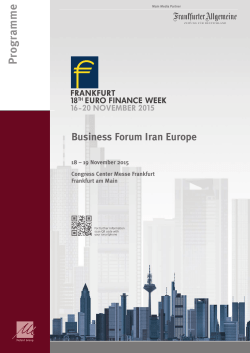 Business Forum Iran Europe