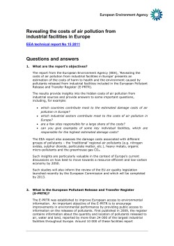 Revealing the costs of air pollution from industrial facilities in Europe