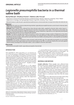 FULL TEXT - Annals of Agricultural and Environmental Medicine