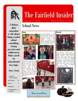 The Fairfield Insider - Fairfield City School District