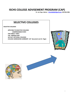 selective colleges