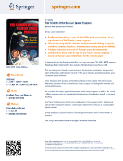 The Rebirth of the Russian Space Program