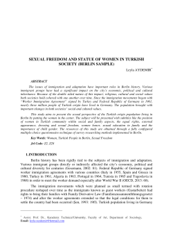 sexual freedom and statue of women in turkish society